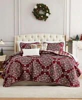 Southshore Fine Linens Christmas Carol Holiday Quilt Sets