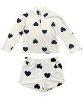 kensie Big Girl's French Terry Zip Up Hoodie