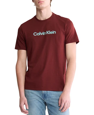 Calvin Klein Men's Short Sleeve Hd Logo Crewneck T-Shirt