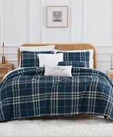 Southshore Fine Linens Vilano Plaid Quilt Sets