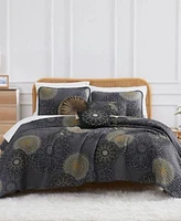 Southshore Fine Linens Midnight Floral Quilt Sets