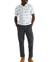 Nautica Men's Striped Classic-Fit Deck Polo Shirt