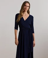 Lauren Ralph Surplice Jersey Dress