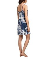 Linea Donatella Women's Flying Garden Floral Satin Chemise
