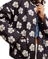 Free People Women's Chloe Cotton Floral Quilted Jacket