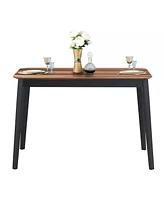 Gouun Mid Century Modern Rectangular Dining Room Table