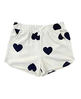 kensie Big Girls French Terry Pull On Shorts