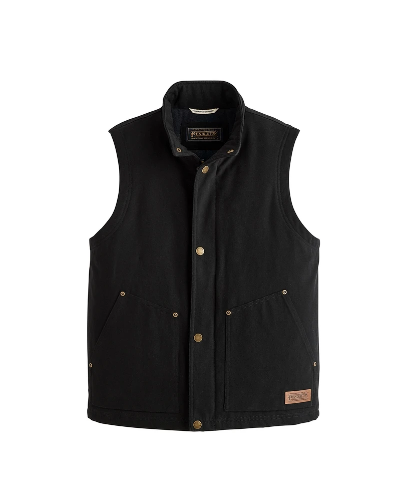 Pendleton Men's Pine Grove Big Sky Canvas Vest