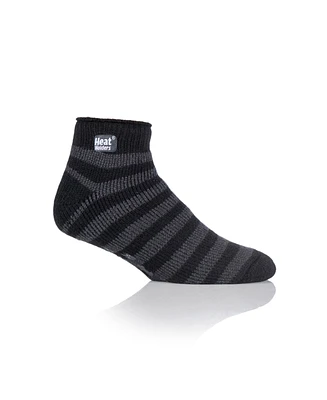 Heat Holders Men's Stripe Ankle Slipper Sock