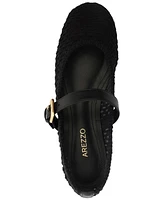 Arezzo Women's Abby Woven Ballet Flats