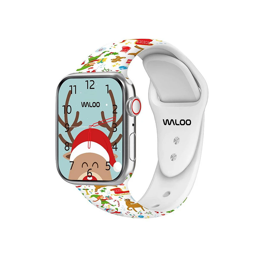 Waloo Christmas Inspired Silicone Band For Apple Watch