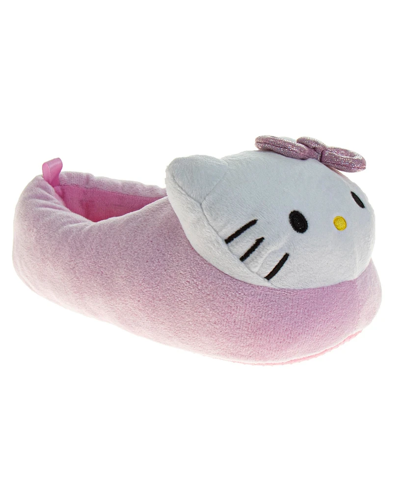 Hello Kitty Little and Big Girls Dual Sizes 3D Slippers