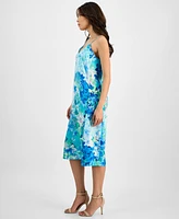 Connected Women's Printed Midi Dress