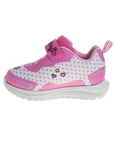 Hello Kitty Toddler and Little Girls Light Up Fashion Sneakers