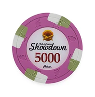 Slickblue Showdown Poker Chips (25-pack) - Clay Composite $5000