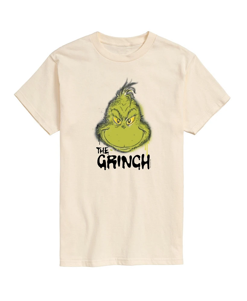 Airwaves Men's The Grinch Face Short Sleeve Tee