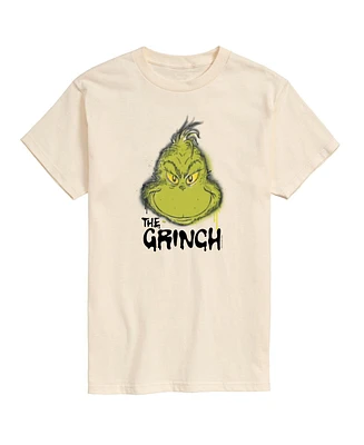 Airwaves Men's The Grinch Face Short Sleeve Tee