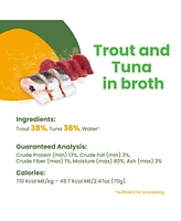 Almo Nature Hqs Natural Cat 24pk (2.47oz): Trout & Tuna In Broth