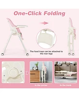 Gouun Boys 4-in-1 High Chair with 6 Adjustable Heights