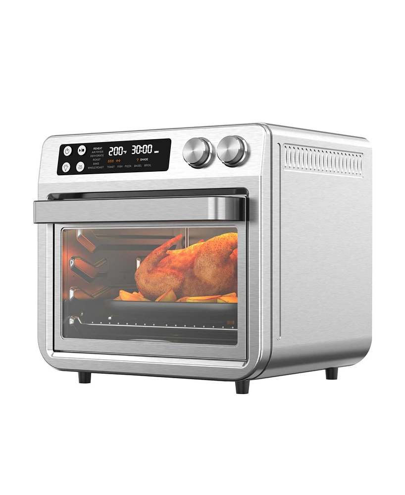 MegaChef 25 Liter Digital Electric Air Fryer and Countertop Oven