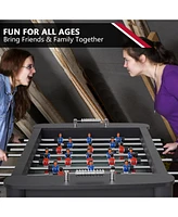 Inolait 58 Inch Full Size Foosball Table, Competition Arcade Soccer Game Table with Leg Levelers and Heavy-Duty Legs