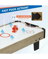 Inolait 36" Mini Tabletop Air Hockey Game w/Electric Motor Fan, 2 Pushers and 2 Air Hockey Pucks