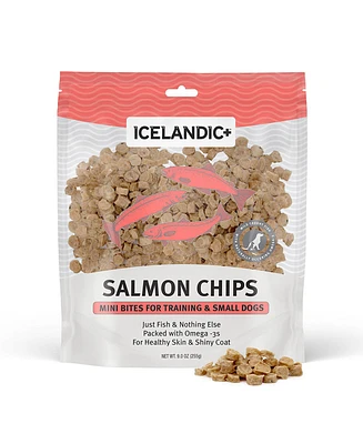 Icelandic+ Mini Fish Chips: Salmon - Dog Treat 9oz