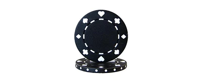 Slickblue Suited Poker Chips Set (25-Pack) for Casino-Style Play