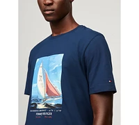 Tommy Hilfiger Men's Sail Logo Graphic T-Shirt