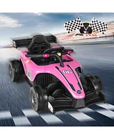 Skonyon 12V Kids Ride on Electric Formula Racing Car with Remote Control