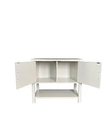 Kings Brand Furniture Teresa 2-Door Modern Console Table, Buffet Storage Cabinet