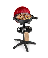 Costway Electric Bbq Grill 1350W Non-stick 4 Temperature Setting Outdoor Garden Camping