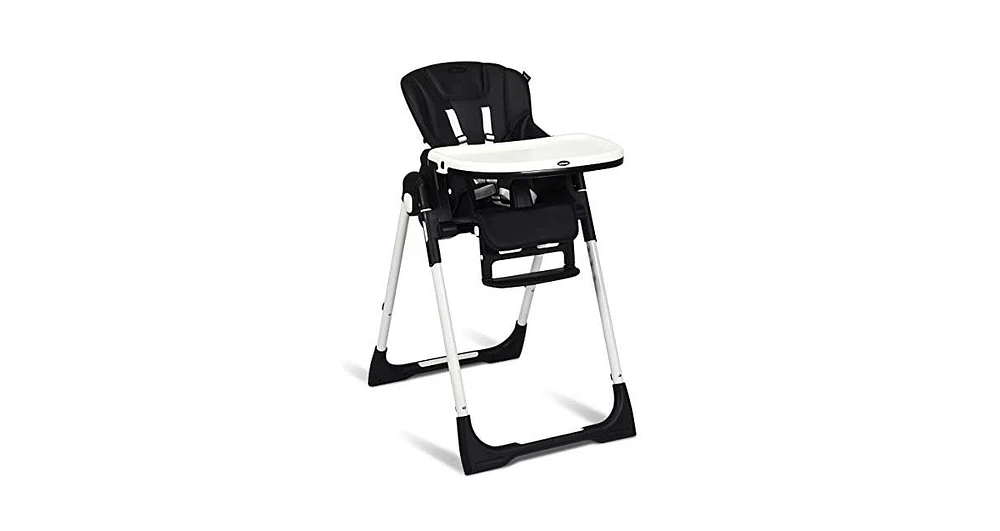 Gouun Foldable High chair with Multiple Adjustable Backrest