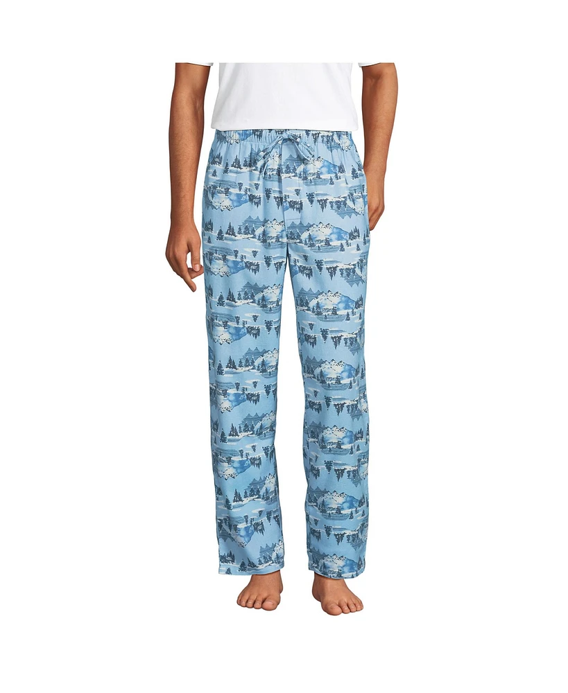 Lands' End Men's Flannel Pajama Pants