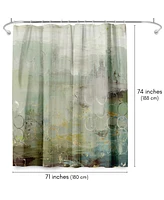 Americanflat 71x74 Liability Shower Curtain - 100% Polyester Shower Curtain