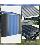 Gouun Outdoor Storage Shed Extension Kit for 7 Feet Shed Width