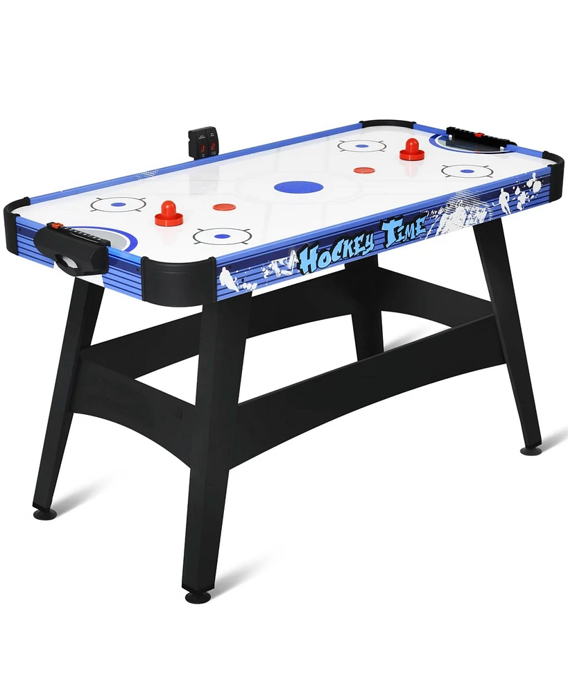 Sugift Air Hockey Table, Indoor Powered Hockey Game Table with 2 Pucks, 2 Pushers