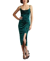 Tadashi Shoji Women's Juneau Spaghetti Strap Lace Midi Dress