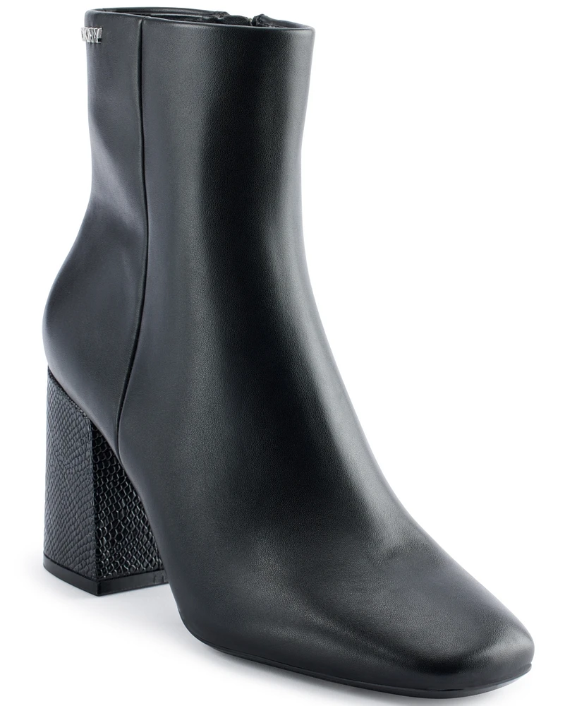 Dkny Women's Steph Block Heel Dress Booties