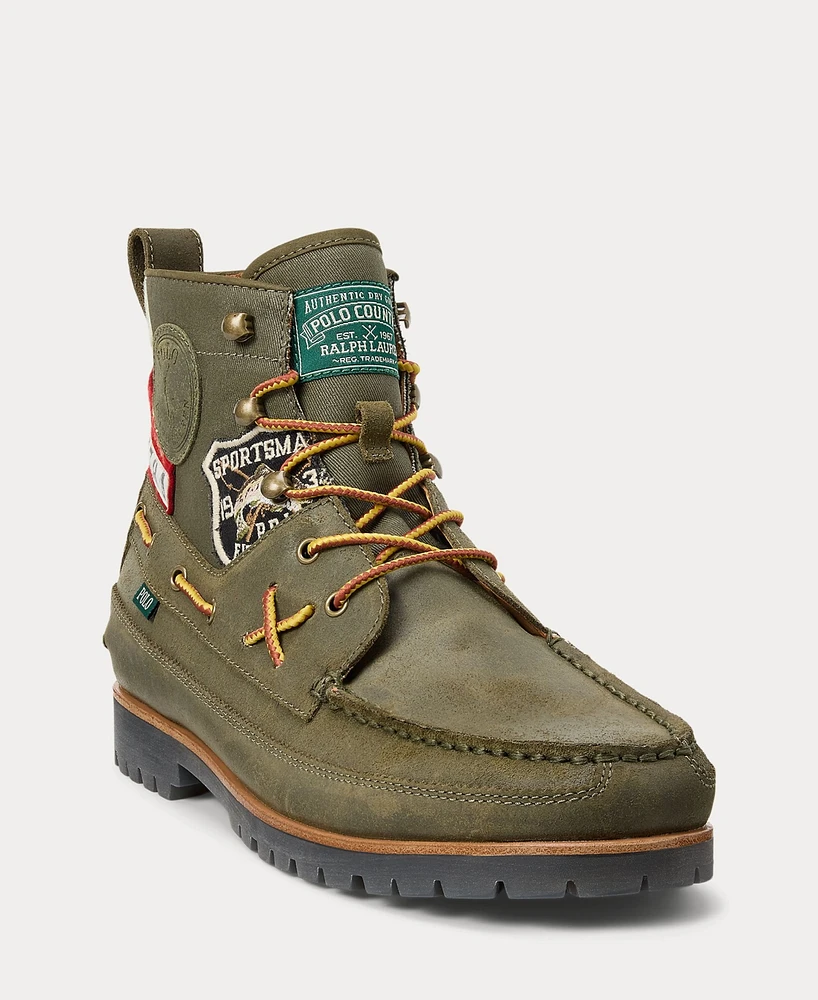 Polo Ralph Lauren Men's Ranger Mid Suede & Twill Boot