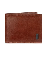 Levi's Men's Rfid Genuine Leather Extra-Capacity Traveler Bifold Wallet