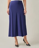 Kasper Women's Pull-On A-Line Maxi Skirt