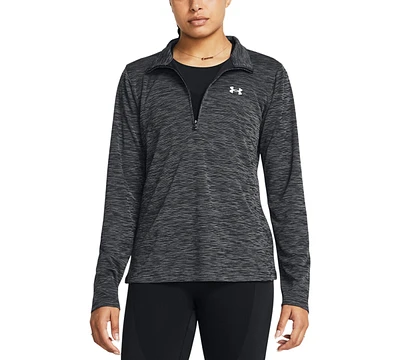 Under Armour Women's Twist Tech Quarter-Zip Logo Top