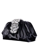 Nina Women's Crytal Frame Snap Clutch