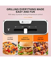 Ventray Classic Indoor Grill Set, Versatile Electric Grill Griddle Skillets Set with 3 Removable Nonstick Plates