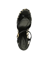 Schutz Women's Keefa Wedge Platform Sandals