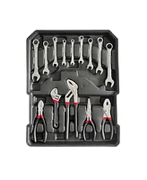 Sugift 399-Piece Home Repair Tool Box, Tool Set Kit with 4 Drawers And Wheels