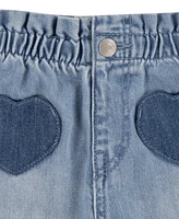 Levi's Baby Girls Denim Top and Heart Pants, 2-Piece Set