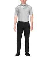 Pga Tour Men's Marble Ombre Golf Polo Shirt