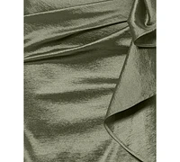 Xscape Women's Taffeta Off-The-Shoulder Sweetheart Gown